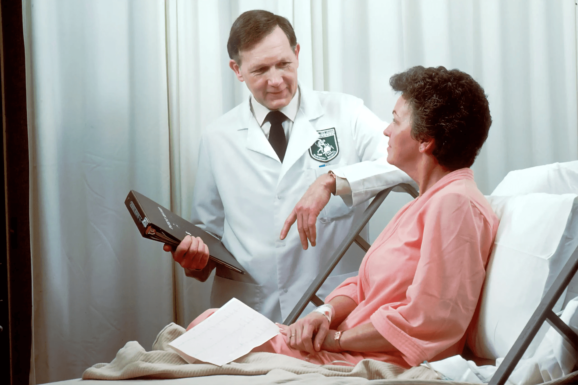 Doctor consulting with a patient at King Street Medical Centre